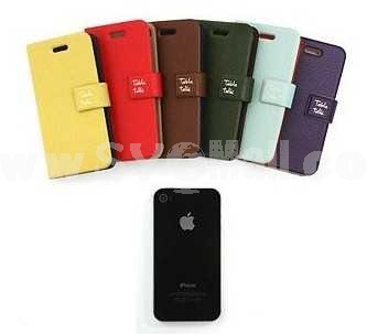 Retro Leather Pattern Protective Case for iphone 4/4S