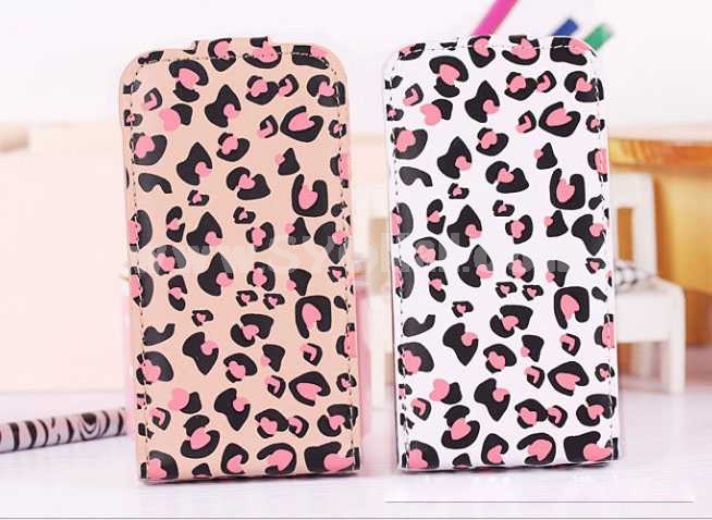 Leopard Leather Pattern Protective Case for iphone 4/4S