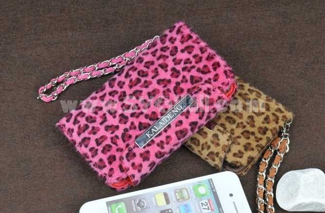 Korea Leopard Leather Pattern Protective Case for iphone 4/4S