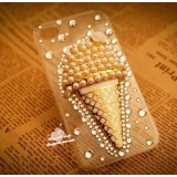 Wholesale - Handmade Stylish Pearl Rhinestone Case for iPhone 4/4s