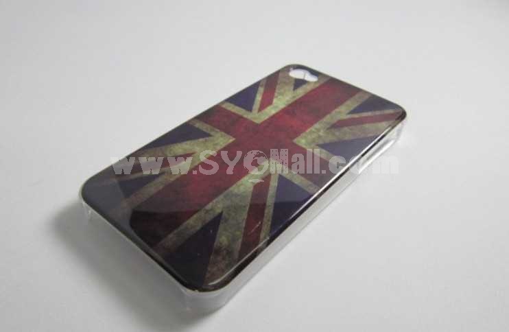 Vintage Style National Flag Pattern Case for iPhone 4/4s