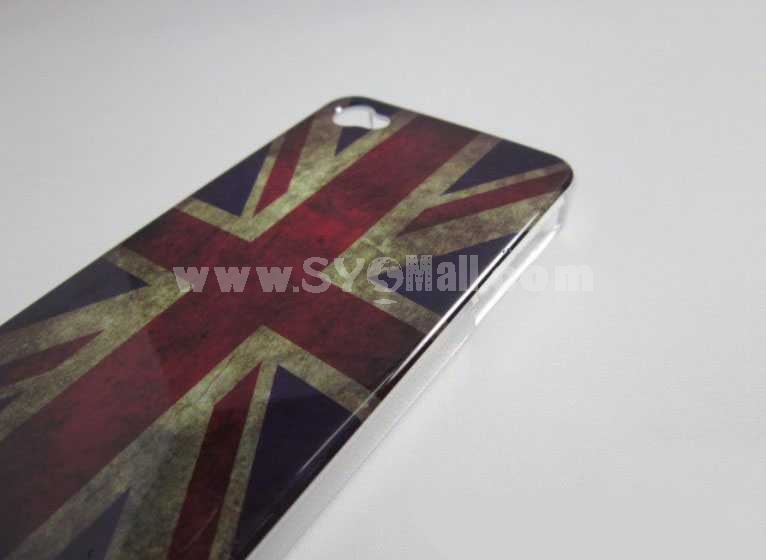 Vintage Style National Flag Pattern Case for iPhone 4/4s