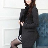 Wholesale - Classic Simple Style Double Breasted Casual Overcoat