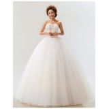 Wholesale - Ball Grown Strapless Empire Floor-length Organza Wedding Dress