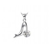 Wholesale - High-Heeled Shoe Shaped Cupronickel Pendant