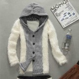 Wholesale - Fashionable Casual Slim Hooded Knitwear (1612-MD216)