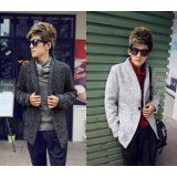 Wholesale - Men's Coat Wool One-Button Stand Collar Fashion (501B-B104)