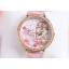 MINI Quartze Round Dial Waterproof Watch Rhinestone Cartoon Creative PVC Band Watch mn1052