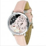 Wholesale - MINI Quartze Round Dial Waterproof Watch Cartoon Creative PVC Band Watch mn893