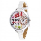 Wholesale - MINI Quartze Round Dial Waterproof Watch Cartoon Creative PVC Band Watch mn974B