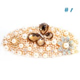 Wholesale - Crystal Butterfly/Pearl Style Hairclip with SWAROVSKI Elements (9522)