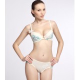 Wholesale - Sexy Printing 3/4 Cup Thin Push-up Cotton Bra