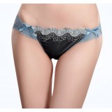 Wholesale - Low Waist Flora Embroidery Cotton Panties