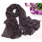 Wholesale - Cute Love Heart Pattern Chiffon Scarf