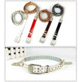 Wholesale - Eratos Crystal Women's Belt Narrow Rivets (Y02)