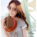 Wholesale - Women's Strawhat Narrow-Brimmed Sun-Blocking 