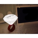Wholesale - Cute & Novel Romantic Crystal Ring LED Table Lamp