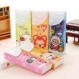 Wholesale - Pencil Box Stationery Pull-Out Design Cartoon Printing PVC (K1043)