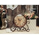 Wholesale - European Vintage Style Clock Pattern Family Artware 6"