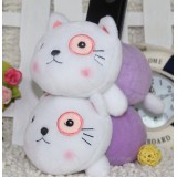 wholesale - Cartoon Purple Cat Plush Cellphone Holder 18*12CM