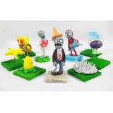 wholesale - Plants VS Zombies Action Figures Clay Doll Toys 9pcs Set in Color Box