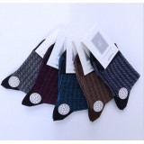 Wholesale - Summer Thin Cotton Business Casual Men's Long Socks Wholesale 10Pairs/Lot One Color