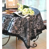 Wholesale - Stylish Vintage Style Square Flax Tablecloth