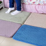 Wholesale - CORAL FLEECE Diamond Pattern Memory Foam Water Absorption Bathroom Non-Slip Mat E594 40*60cm