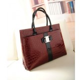 Wholesale - Charming Stylish OL PU CROCO Pattern Bag Shoulder Bag DL601