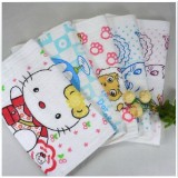 Wholesale - 30*50cm 100% Cotton Walf Cartoon Character Checks Saliva Towel Bib N-M003