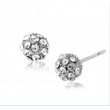 Wholesale - Exquisite High Quality Faddish Retro Rhinestone Ball Ear Stud