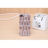 Wholesale - Rectangular Rhinestones Ranged Rhinestone Phone Case Back Cover for iPhone4/4S iPhone5