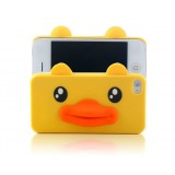 Wholesale - Lovely Stylish Duck Pattern Plastic Case for iPhone4/4s