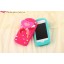 Lovely Heart Pattern Slipper Silicone Case for iPhone5