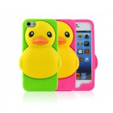 Wholesale - Lovely Stylish Duck Pattern Silicone Case for iPhone5