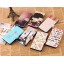 Cute Painting PU Leather Pattern Case with Card Slot for iPhone4/4s