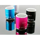 Wholesale - MA-02 Mini Column Pattern Speaker Subwoofer Support TF Card U Disk with Li Battery