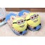 Floral Printed Cute Cartoon High-top Thickened Warm Cotton Slipper