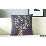 Wholesale - Decorative Printed Morden Stylish DEER Style Throw Pillow