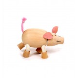 Wholesale - Cute & Novel Wooden Australia Animal Puppet Farm Series - Piggy