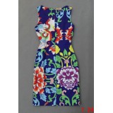 Wholesale - COAST  Elegant Flower Printing Sleeveless Dress Evening Dress