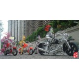 Wholesale - Creative Handmade Aluminum Wiring Artware Home Decoration -- Motorcycle