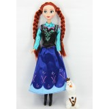 Wholesale - Frozen Princess Action Figures Figure Doll 33cm/13.0" -- Anna with Olaf