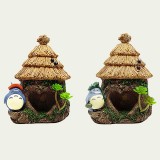 Wholesale - Cottage Room Totoro Figure Toy Piggy Bank Money Box XZH 109-35 Mushroom/Green Leaf