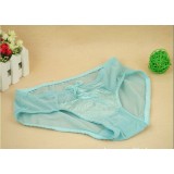 Wholesale - Lady Cotton Bodyfit Solid Color Emboidery Underwear (5685K)