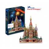 Wholesale - Cleve & Happy 3D Puzzle St. Basil's Cathedral 210 pcs