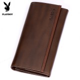 Wholesale - Play Boy Men's Long Leather Wallet Purse Notecase PAA5201-3C