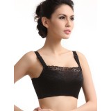 Wholesale - Anti-emptied Lace  Boob Tube Top Adjustable Deep V Extra Gather & Push up Bra