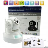 Wholesale - T9318RW 10 LED CMOS 300.000 Pixel H.264 Real Time 30fps Night Vision IP/Network Camera - White