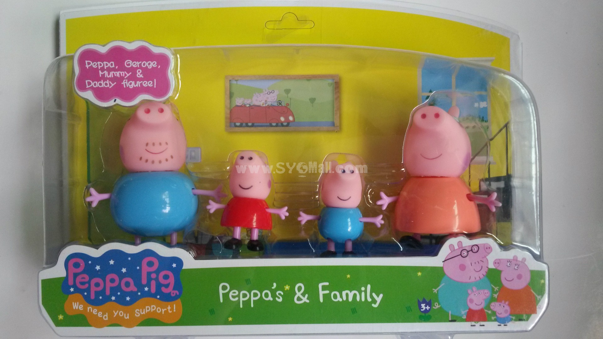 Игрушки Свинка Пеппа в коробке мама Свинка